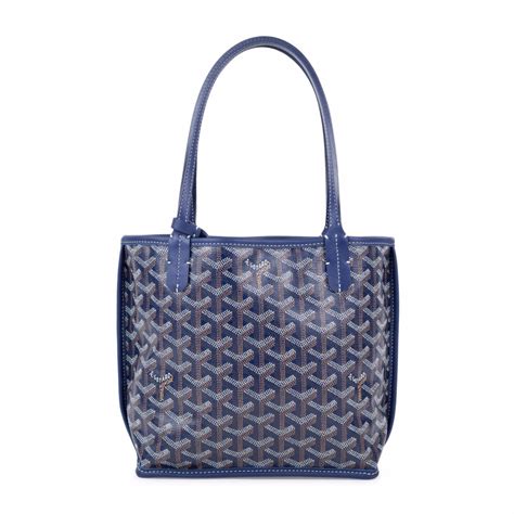 goyard mini anjou tote|goyard tote with zipper.